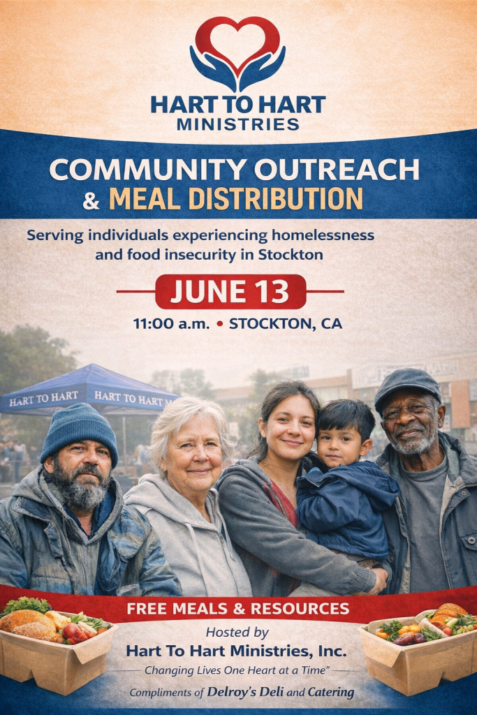 Community Outreach & Meal Distribution – Stockton