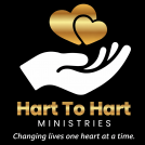 Hart to Hart Ministries; Changing lives one heart at a time. Logo